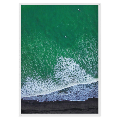Dark Sands & Green Swells