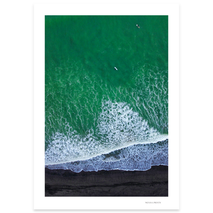Dark Sands & Green Swells