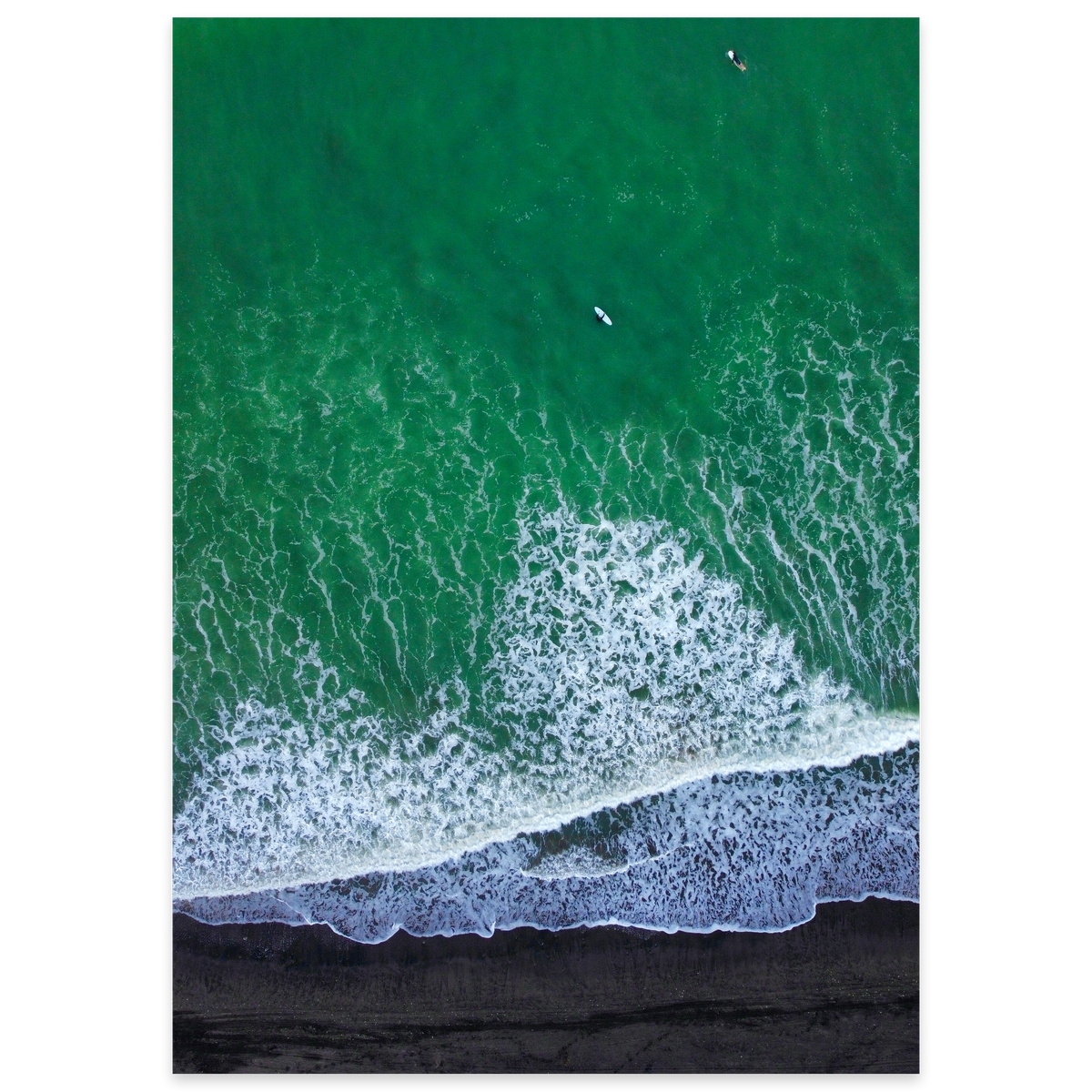 Dark Sands & Green Swells